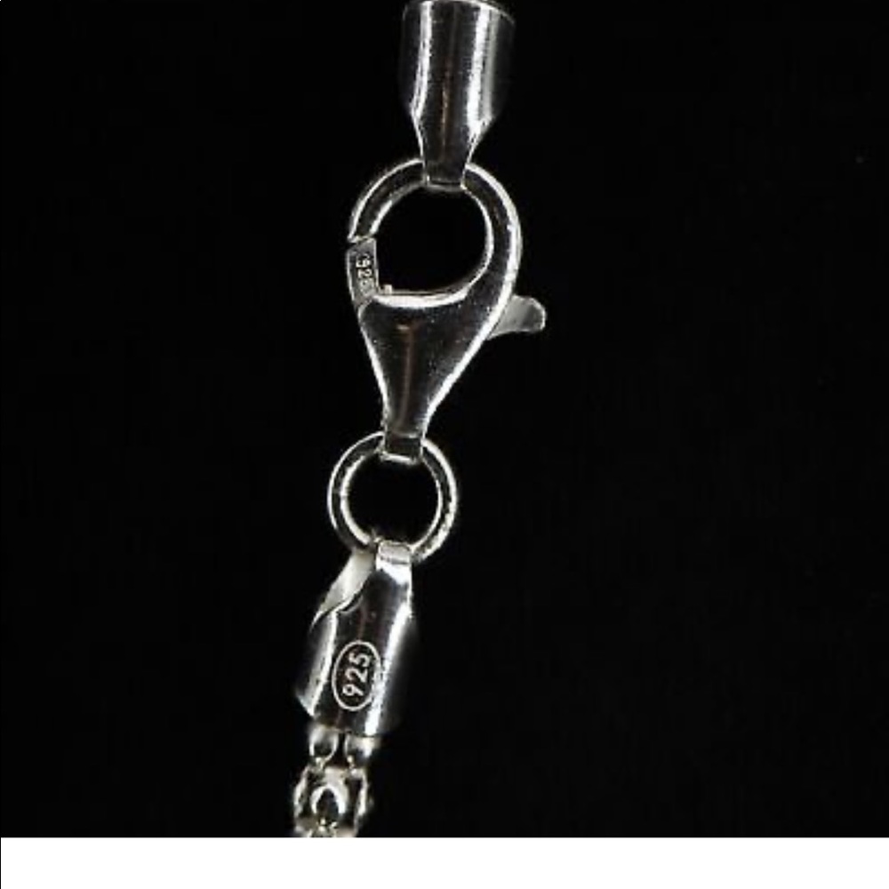 Sterling Silver - 3mm Popcorn Chain Link 18" Necklace - 6g - Picture 3 of 3
